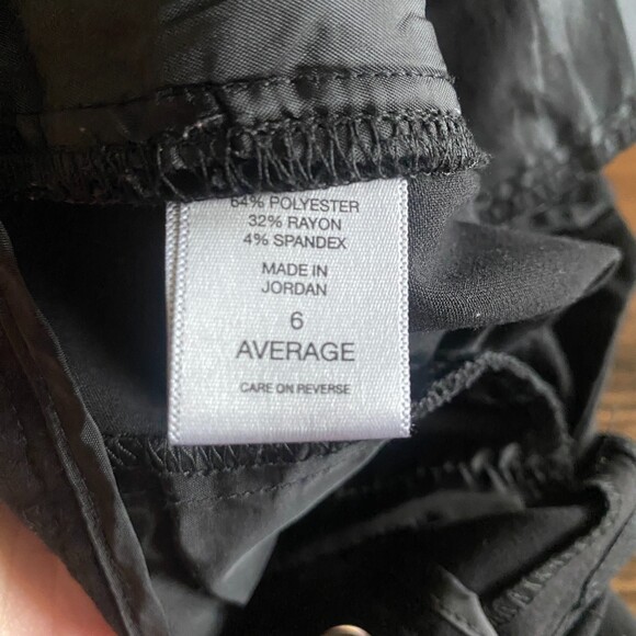 New York & Company Black Wide Leg Pants Women's 6 - Picture 10 of 11